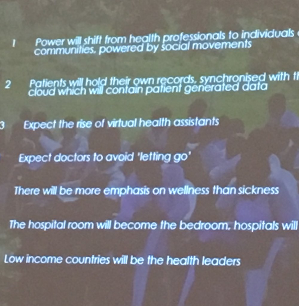 IPCRG2018's tweet photo. Vivienne Parry looks into future of people powered health. https://t.co/vSZ88hhFsV