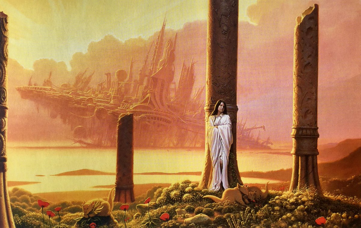 Art by Michael Whelan. Image from Infinite Worlds the Fantastic 