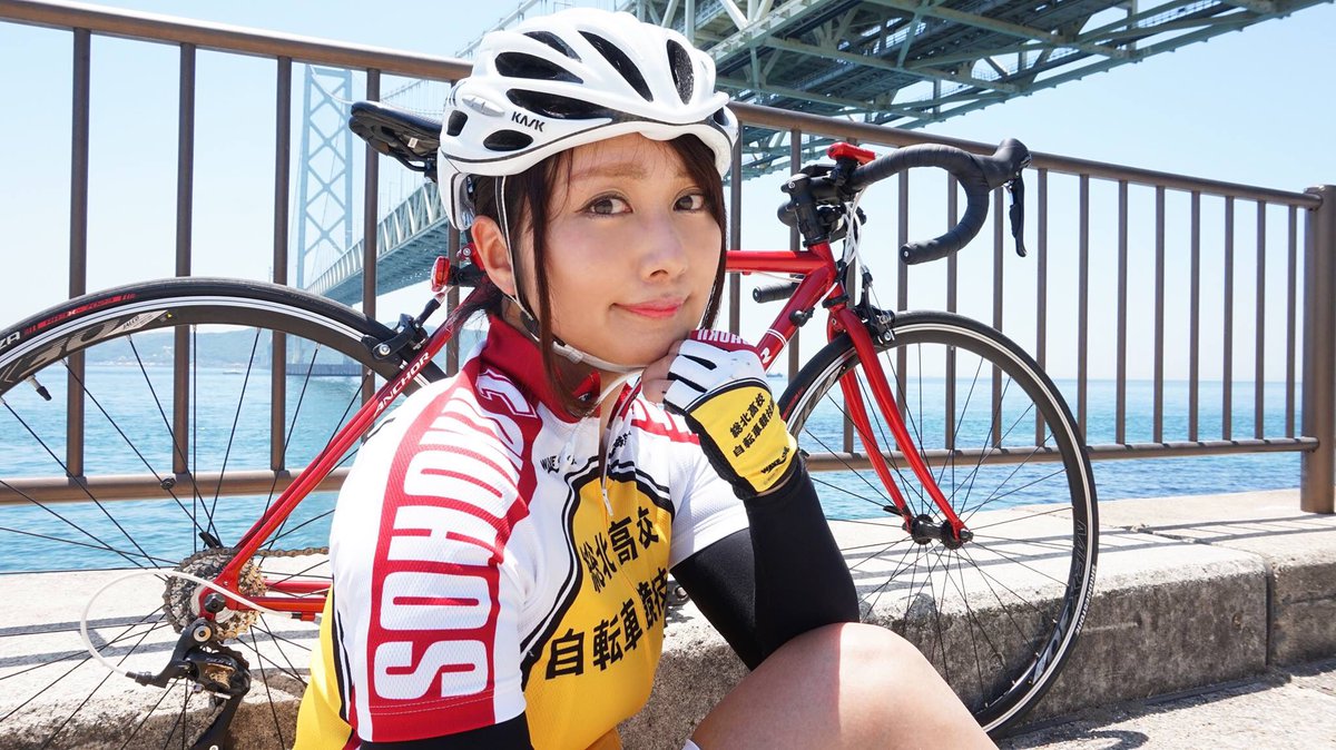 Uzivatel えりにゃん店長 ロードバイク女子 Na Twitteru グラサンかけたら金城さん W ロードバイク女子 ロードバイク ロードバイク初心者 弱虫ペダル