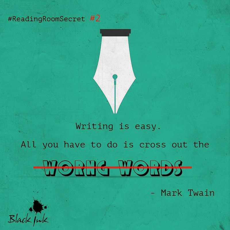 BlackInk_Books's tweet photo. #ReadingRoomSecret #2: Is writing easy?
Do you feel like A Connecticut Yankee when it comes to Popular Writer's Court?
Maybe Samuel Longhorne Clements, who trimmed his own name, can offer some
#ReadingRoomSecret. https://t.co/6eNUCy1o7z