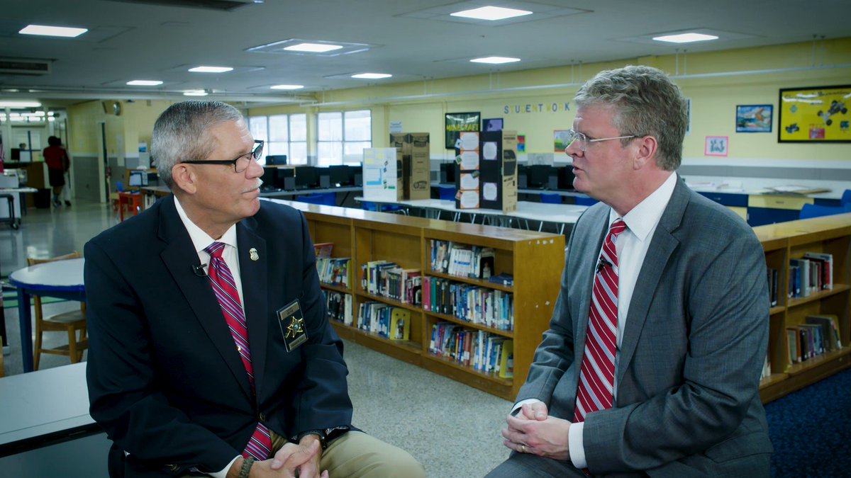 NCEDmatters's tweet photo. New show tonight on WRAL! NC's $8 billion in school building needs. Harnett and Rockingham Supts Fleming and Shotwell, Rockingham Sheriff Sam Page and Commissioner Mark Richardson. #NCED https://t.co/bLBf2YdeTy