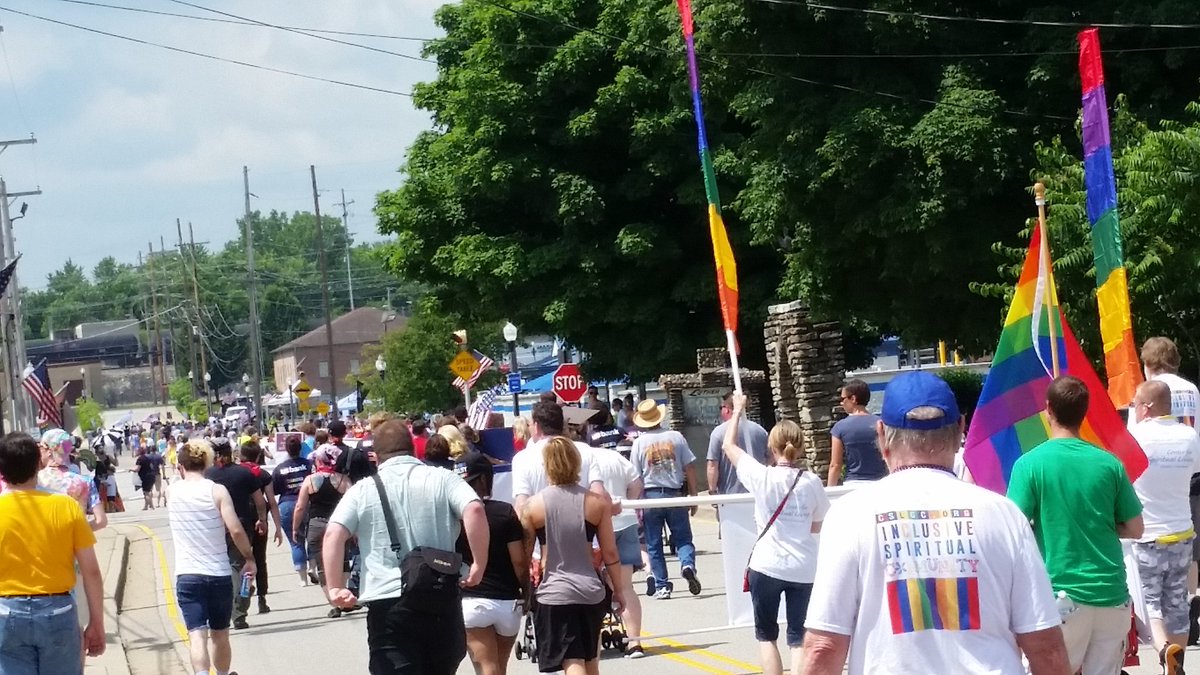 <a href="/ORVPRIDECO/">Ohio River Valley Pride a program of Love Must Win</a> celebrated with a pride parade in Lawrenceburg today.

Ohio River Valley Pride was founded by Bright resident Shelly Snyder in Dearborn County in 2016. It has recently become a program with Cincinnati-based non-profit Love Must Win, Inc.