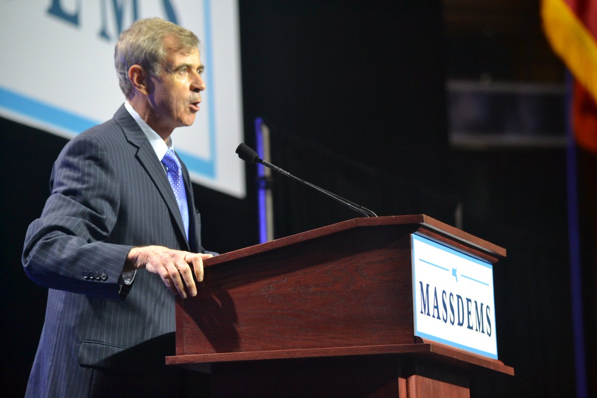 MassDems's tweet photo. Another two great speeches from our Secretary of State candidates, @joshzakim and William Galvin. #mapoli #DemVention https://t.co/rOKqaRuJOk