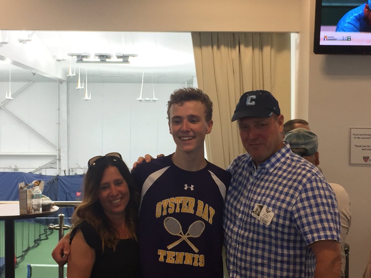 KTrentowski's tweet photo. We are all very proud of Patrick for winning the @NYSPHSAA boys tennis championships today best of luck at Michigan next yearit was great watching you this year! @SharonLasherOB @LauraSSeinfeld @NewsdayHSsports @obphyed https://t.co/qfv425TcAZ