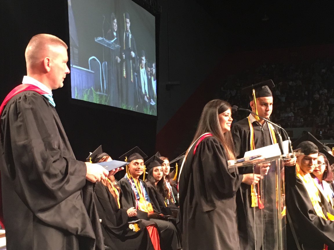 CajunJBD's tweet photo. Shout out to the 2018 graduates of @SHMSTC . You did it!!! Thank you @Santos4hisd for your unwavering support. @HISDSupe @Al_Lee_Summers @alundyja1 @hisd_facilities @HoustonISD https://t.co/JQUvGDZNU6
