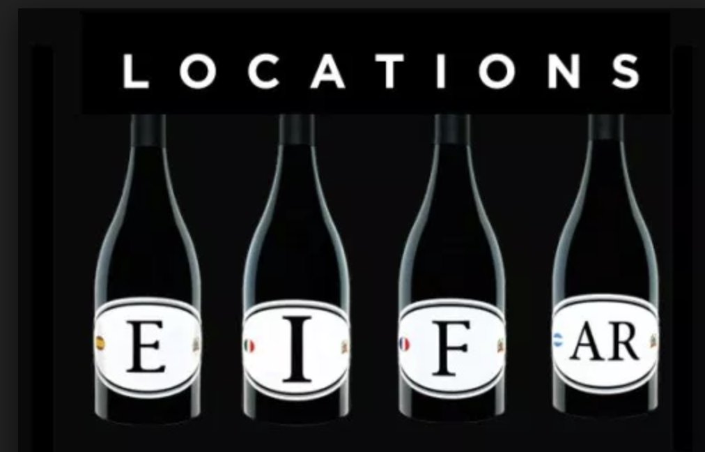 So excited for today's tasting! Take a trip around the world with wine from Dave Phinney's Locations project! Can't to see you #winetribe!