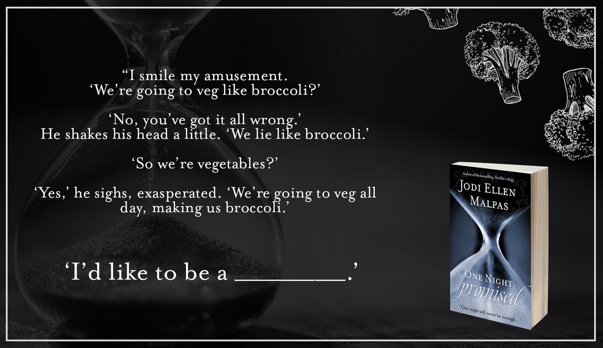 JodiEllenMalpas's tweet photo. The conversations between Miller and Livy ๐
Can you fill in the gap with the appropriate vegetable? #OneNightPromised #NotAnEggplant https://t.co/glthKcgwC3