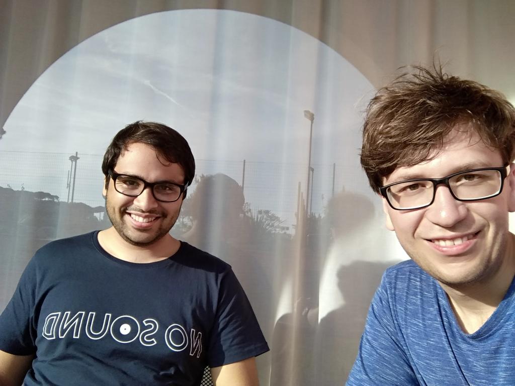 Inventitech's tweet photo. Häppy to report that @jhejderup and I arrived on Elba after taking a train, bus, plane, bus, (rental)car, train, bus, ferry, and another bus. #laser2018 #SeaSunAndSoftware https://t.co/7D7uujFet7
