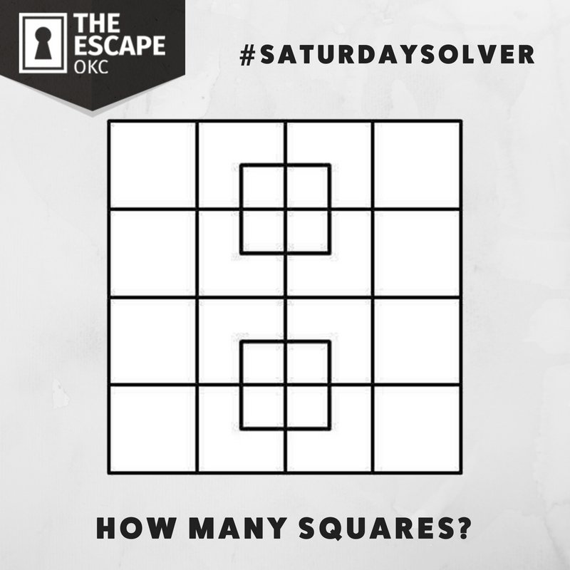 TheEscapeOKC's tweet photo. Start counting! #saturdaysolver #escapeokc #uptown23rd #keepitlocalok https://t.co/O8MVO7mIc4