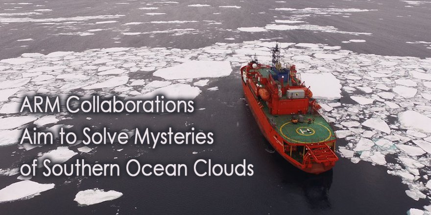 armnewsteam's tweet photo. Recent #MARCUS and #MICRE field campaigns are shedding light on cloud and aerosol properties over the remote and stormy Southern Ocean: https://t.co/XEsTkOC1kl https://t.co/oVDB8VLjeR