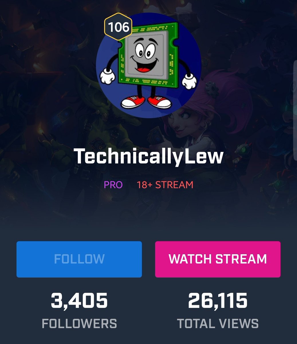 TechnicallyLew's tweet image. Quick moment of reflection, I hit 3.4k @WatchMixer followers today!
Also been viewed over 26,000 times!
It's been a great ride... And we're only just getting started ;)
#Mixer #MixerMagic #MixerLove
#Goals #Growth #Streamer