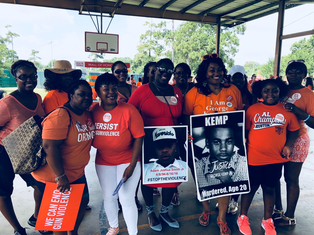 kwillatt1's tweet photo. Wear Orange Day....Finnigan Park, Houston. Why we wear orange... 
#MomsDemandAction #Everytown #NotOneMore https://t.co/FDK0zXOWDO