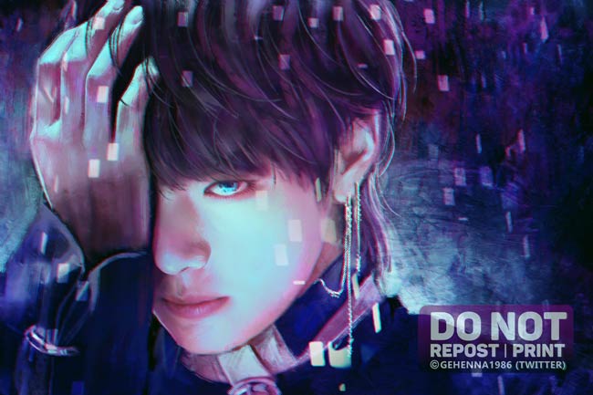 Gehenna1986svt On Twitter My Fanart V Fake Love Love Its So