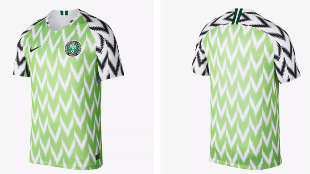 MARCA on Twitter: "Locura desatada por la camiseta retro de Nigeria para el Mundial... ¡más de millones de peticiones! #Rusia2018 https://t.co/xlFnYwp668" / Twitter