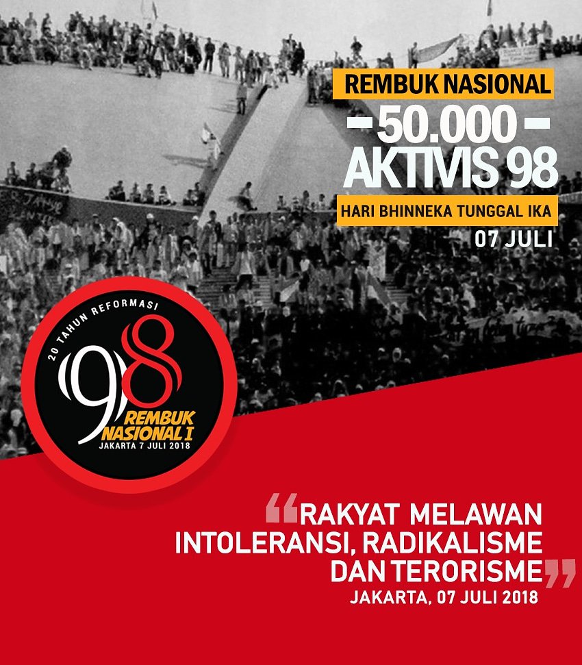 #RembukNasionalAktivis98