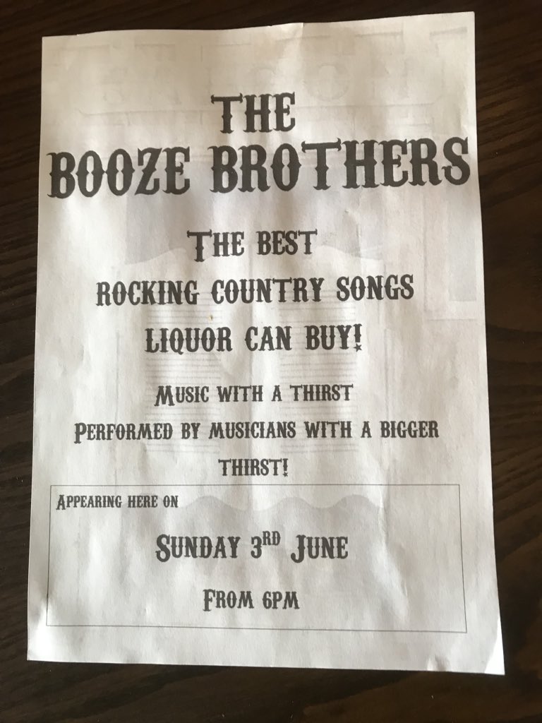 OldCoOpDarton's tweet photo. Look out they’re back 🎤🎸🎻😎🍺🍻🍺😎 https://t.co/8UYiqVO3hL