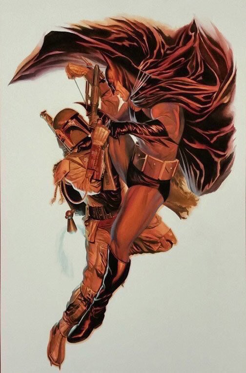 thealexrossart's tweet photo. #DCUniverse vs #StarWars  #SaturdayMorning
@salcomicbookpro https://t.co/aAkVUaxnkb