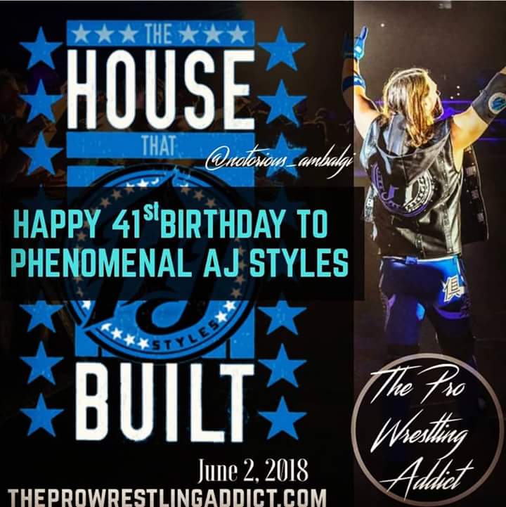 Happy birthday to AJ Styles ! 