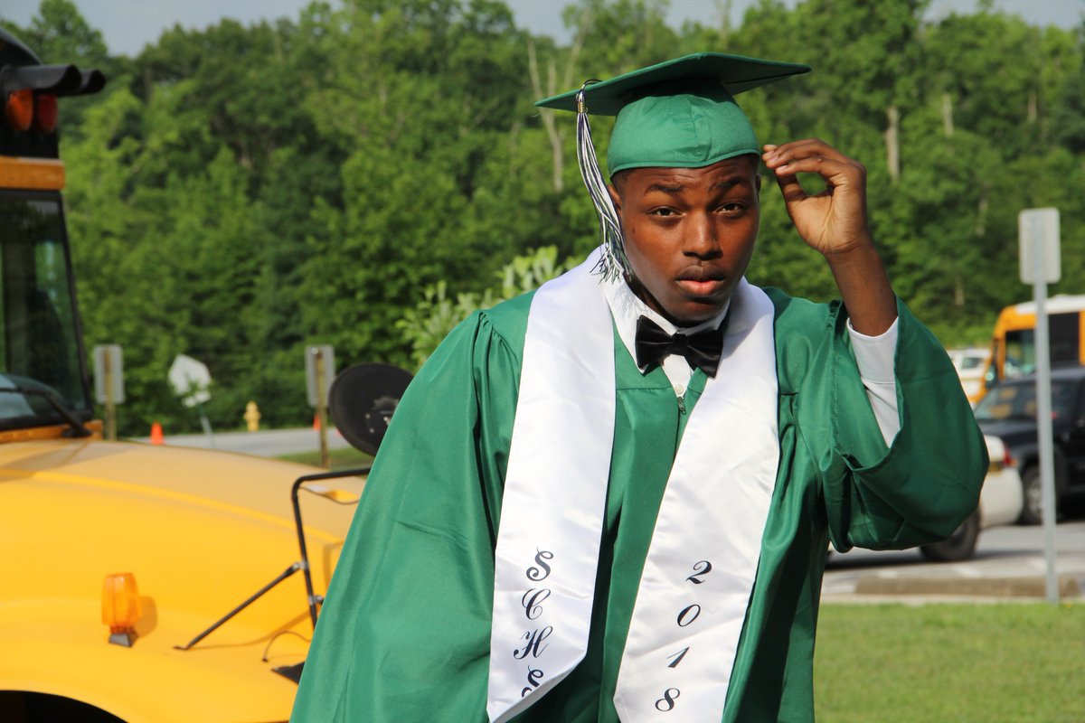 CCPS's tweet photo. Straighten your mortarboard. @StCharlesHS's graduation is being streamed live at https://t.co/fRjLEu2PNq starting at 9 a.m. https://t.co/wB1zBWAHse