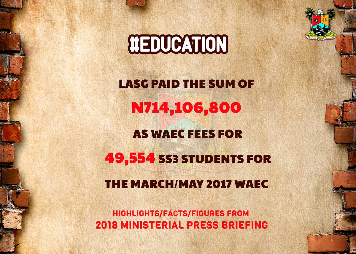 followlasg's tweet photo. #Education #FactsFrom2018MPB #AmbodeLegacies #ItesiwajuIpinleEko https://t.co/8Hq2jQTukV