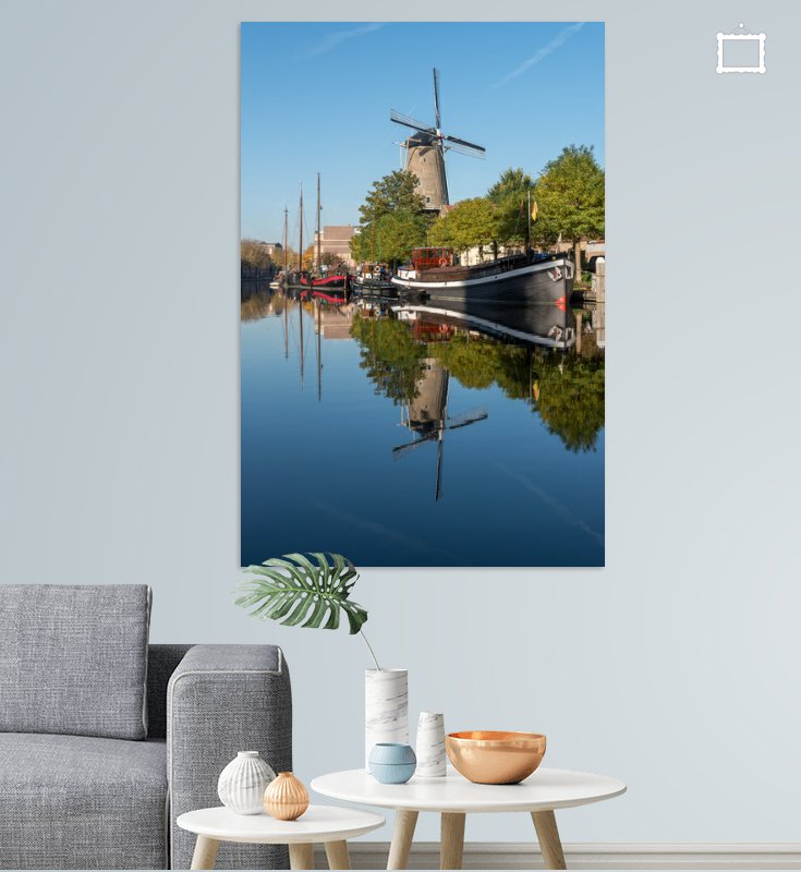 Remco_Gielen's tweet photo. Hou je van #Gouda? Hang dit werk aan de muur in de woonkamer, het kantoor of je praktijk van #molen De Roode Leeuw met op de voorgrond een prachtig #museumschip! Het is een #bestseller in mijn shop! ๐https://t.co/webvv6bb2N https://t.co/mFequGdPQV