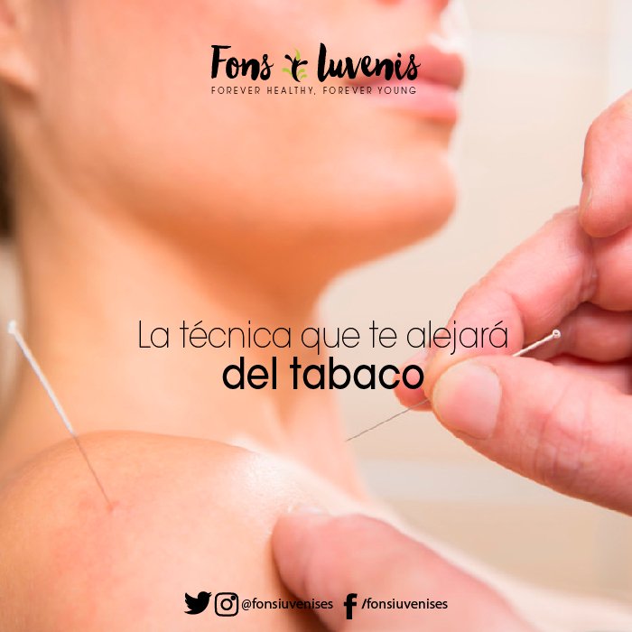 fonsiuvenisES's tweet photo. #FonsTips La acupuntura es una de las mejores alternativas para dejar de fumar tabaco. #DileNoAlTabaco #VidaSana https://t.co/ytKKvhhvIS