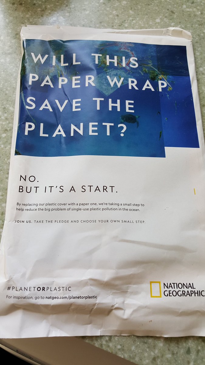 We applaud <a href="/NatGeo/">National Geographic</a> for this small step to reduce the single-use plastic problem. We would love to hear what steps East of England businesses are taking 're #PlanetOrPlastic ?