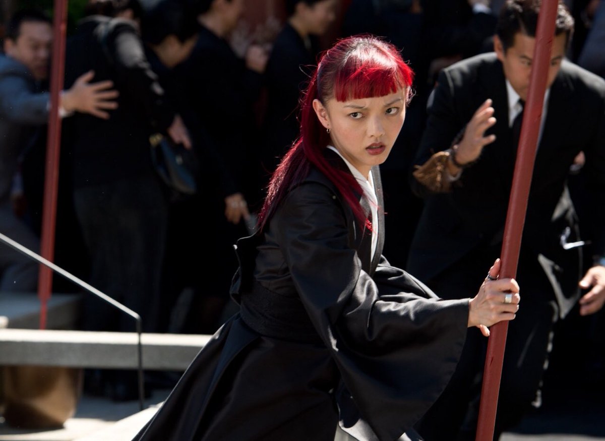 染 デッドプール2 の雪緒と ウルヴァリン Samurai のユキオ 別アースの同一人物だと仮定すると ネガソニックと出会えてより幸せな世界で生きているように思えて心が温かい それに あくまでも原作設定では 能力を持たない ユキオとネガ