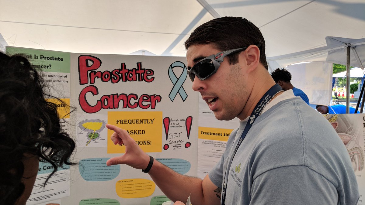 GibbsCCResearch's tweet image. Did you know? When detected early, prostate cancer is nearly 100 percent curable. Cory Elmore discusses the importance of prostate cancer screening at #CHAD2018.