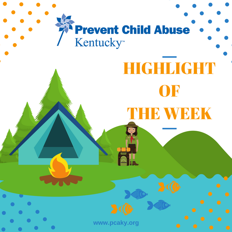 PCAKY's tweet photo. Have your kids ever been to any of the @kyfishwildlife camps? We just finished a week of making the rounds training their staff (for 2nd yr in a row). Staff are better equipped to make sure your kids are safe! #PCAKHighlight #WeAreKY #CommitToPrevent #GreatChildhoods https://t.co/UeKMHVMLwU