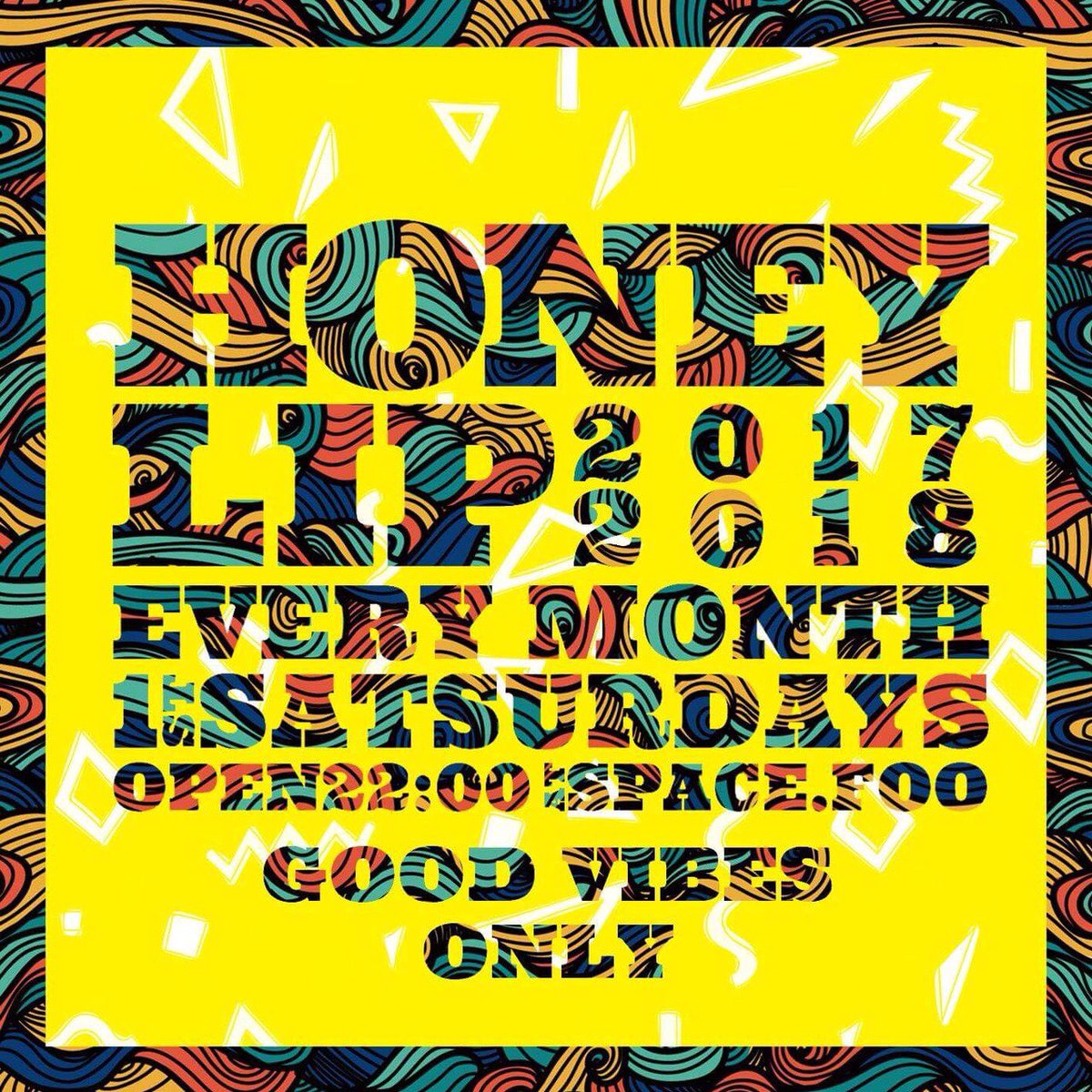 spaceFoo_Numazu's tweet photo. 本日6/2(sat)のパーティ
”HONEY LIP”(HIPHOP)
open 22:00
〜0:00 ¥1500/1D
0:00〜 ¥2000/1D https://t.co/SCIYJ74DLj