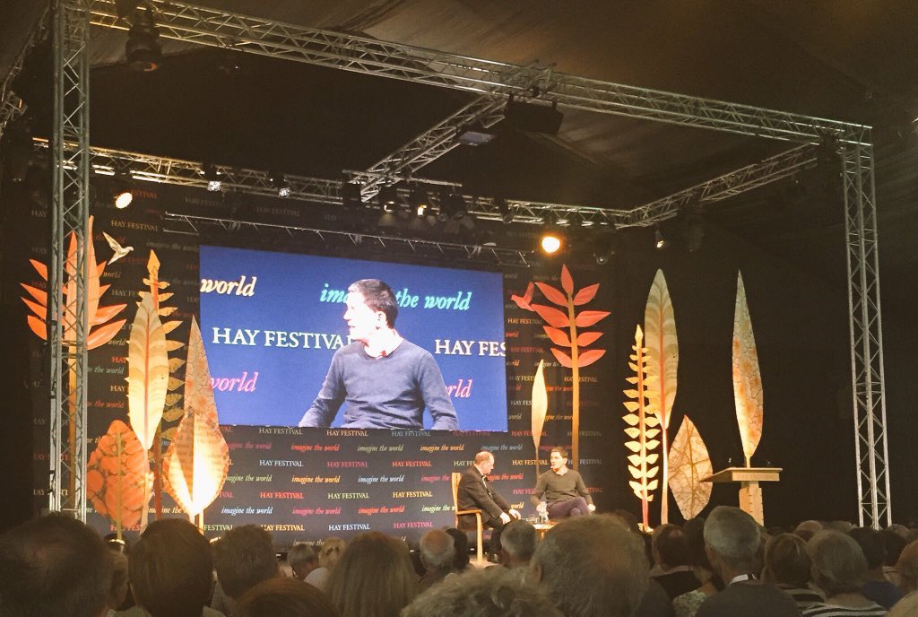 Great hearing <a href="/DMiliband/">David Miliband</a> <a href="/hayfestival/">Hay Festival</a> making the case that Brexit is a distraction from many real global and domestic social and economic challenges we face. 

A point not made often enough
