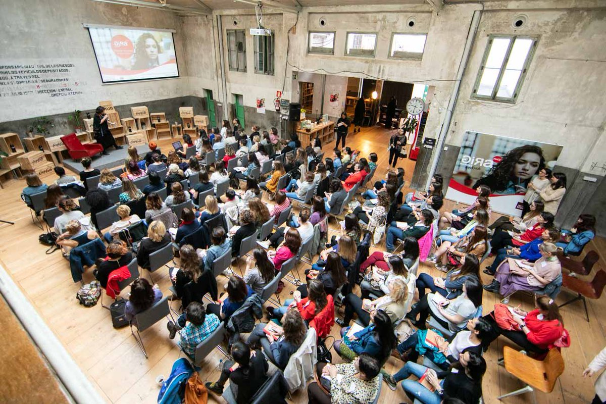 ImpactHubMAD's tweet photo. #GIRAMujeresWeekend reúne a más de 100 #Emprendedoras de todo el mundo en #Madrid en su jornada #1: Venezuela, Chile, España, Francia, Italia, Serbia, Argentina, México y mucho países más dicen ¡Presente! 🙋‍♀️ #MovimientoEmprendedor @CocaColaCo_es @CocaCola_es https://t.co/e3fP5dXO3q
