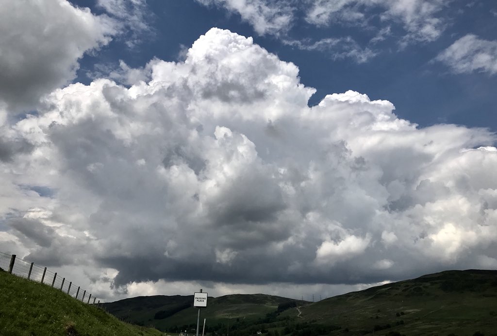 WindyWilson88's tweet photo. Sunny Boy says sneaky wee razz through the #SmaGlen and up through #GlenQuaich earlier #CumulusCongestus #CloudPorn #AnvilHead #Muggy #NinjaThunderstorms #StangLife #V8 #BringTheNoise #MagnaflowCatBack  #SunnyBoyWasHere 😎 https://t.co/djHeQxJyUj