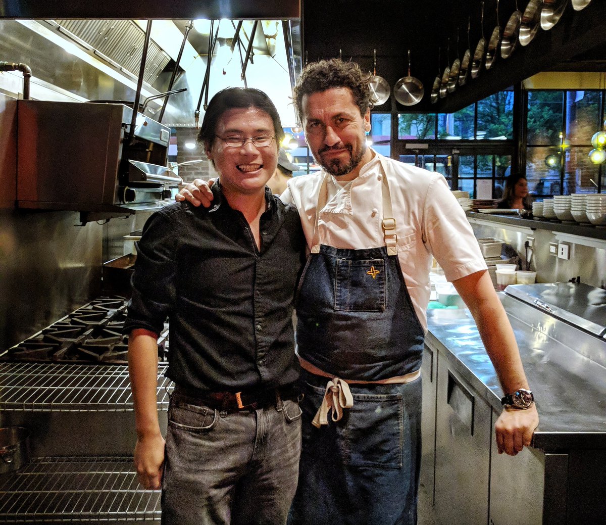 MasterChef Canada Judge Claudio Aprile with Travelling Foodie