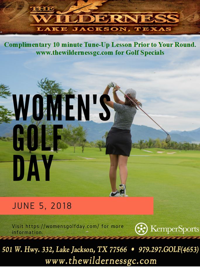 thewildernessgc's tweet image. Celebrate Women's Golf Day at The Wilderness on Tuesday June 5th, 2018.  Online Golf Specials ow.ly/uVKy30isKxl  #womensgolfday #golfing  #pdmonth #golfisgreat
