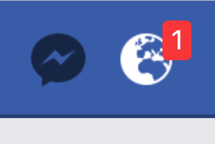 I'm in Europe, so Facebook changed the icon on the notifications👌
I knew this was a thing but it still took me by surprise, being used to seeing the American side. 

Dat pixelation, though. 
SVG, yo! @facebookdesign