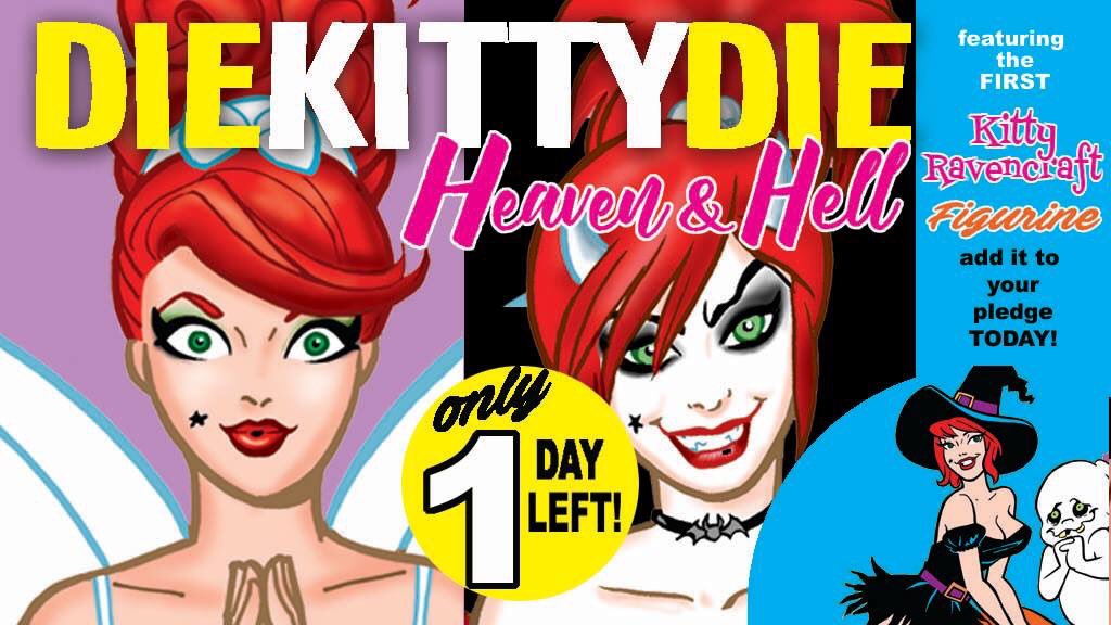 One day left!!! Join the fun!! <a href="/FernandoRuizArt/">Fernando Ruiz</a> <a href="/DieKittyDieNow/">Die Kitty Die!</a> <a href="/GiseleLagace/">Gisele Lagace</a> <a href="/astrocomix/">Astrocomix</a> @Fangs_Southside <a href="/PixieTrixComix/">PixieTrixComix</a> 

kickstarter.com/projects/14732…