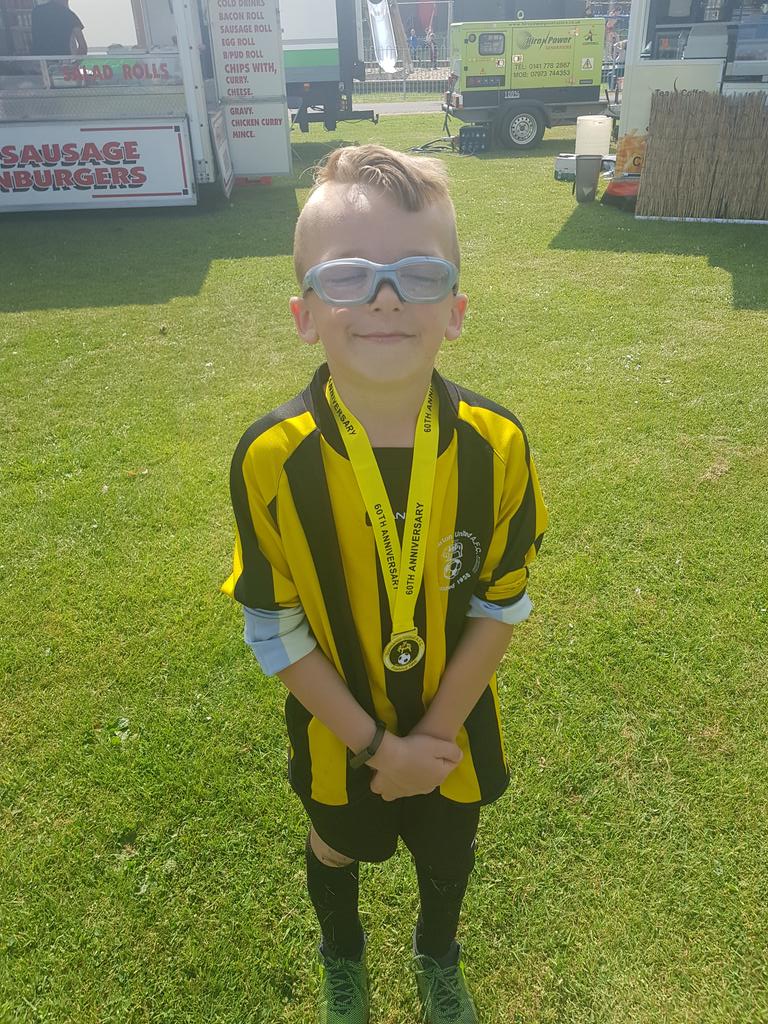 Sean after playing in the <a href="/DumbartonUnited/">Dumbarton United</a> 60th anniversary festival this morning