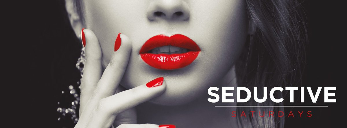 Let's get seductive! 💋 Who's coming down to Seductive Saturdays tonight?