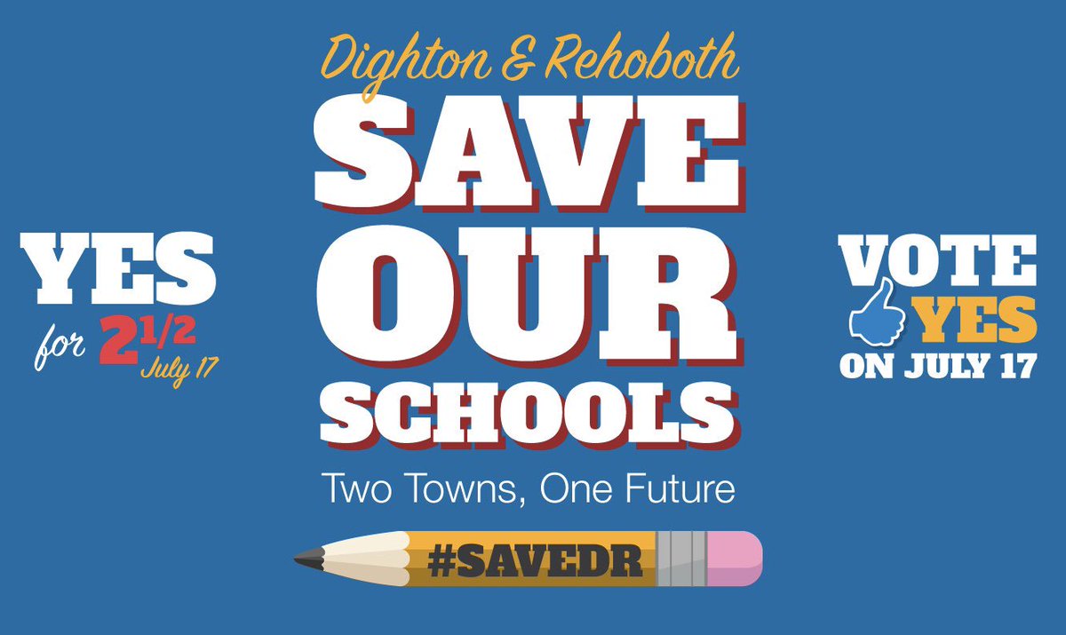 MassSOS's tweet image. RT to raise awareness: The Dighton-Rehoboth Regional School District FY19 budget is in jeopardy. Teachers will be cut, programs reduced, and students left behind. Our children deserve better.

Visit savedr.org, and follow this account to learn more. #SaveDR