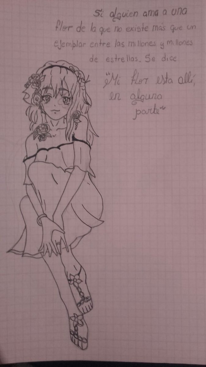 ScarRocio's tweet photo. Alguna vez se imaginaron a la flor de "el principito" en versión humana?  Pues aquí hice un dibujo de Como se vería jaja. #principito #flor https://t.co/UZGqoMuGuQ