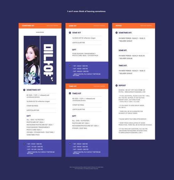 WHOISWYNNIE's tweet photo. [RT / SG / Singapore Group Order : Twice Miyoui Mina]

@miraclenight324 SPECIAL KIT ' SOMETIMES ' (Photobook &amp; Slogan Sets)

🐻 Sometimes &amp; Times Kit : 10th June (6pm)
🐻 Some Kit: 28th May (6pm)
🐻 Price : $77 / $28 / $56
🐻 Form Link : https://t.co/XTlPpqclX5 https://t.co/RsUxdnNaEL