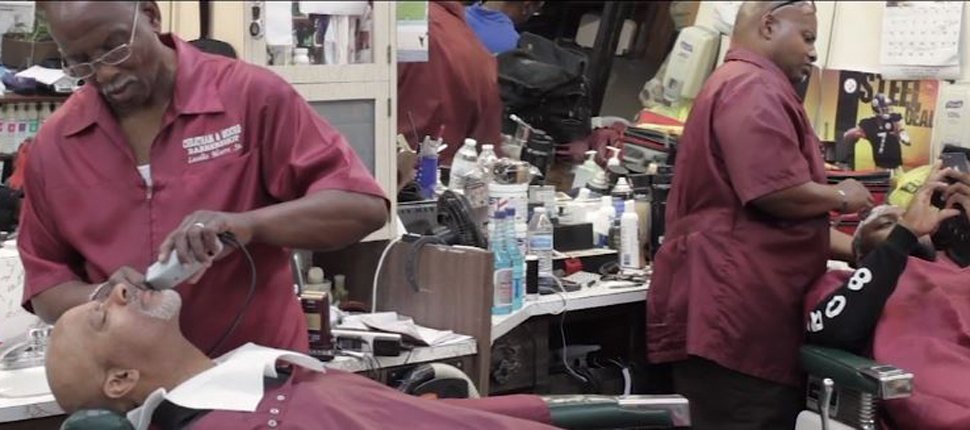 HarrisonCtrArts's tweet photo. Check it out! The new music video for @SeauxChill's song "The Freshest Cut" about #maplecrossing #barbershop Cheatham & Moore was featured on @WTHRcom. @MidtownIndy #forthecity https://t.co/Hs6e83laKy https://t.co/pnOEgFyYV0