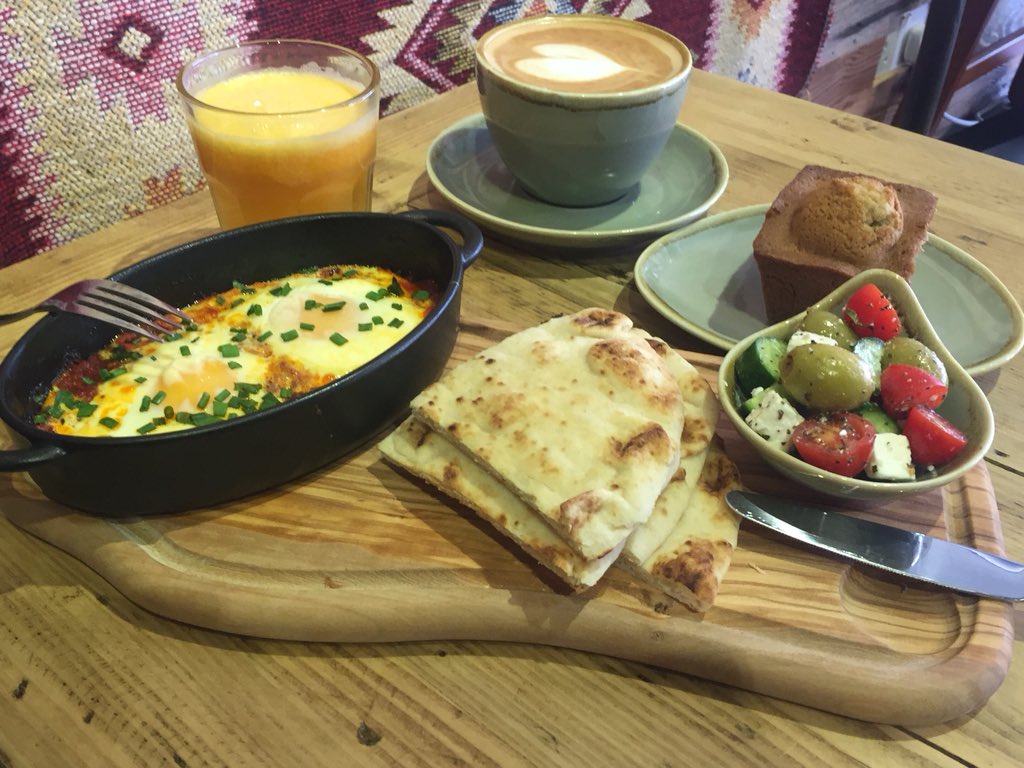 shafrancoffee's tweet photo. @JoannaBiddolph Thank you for supporting us! We also offer Caspian brunch set with Azeri style eggs in tomato sauce, pita, orange juice, salad, sultana cake and our delicious coffee for just £9.90 Mon-Sat only. https://t.co/Uak4DNyjDJ