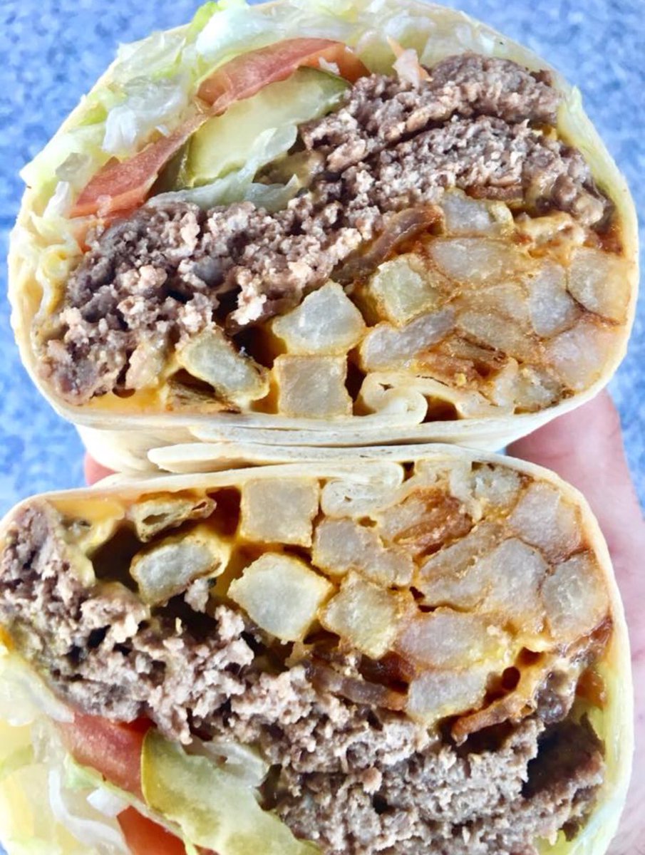 sugarfireindy's tweet photo. Do you know what your Saturday needs??!?!? A cheeseburger 🍔 Burrito 🌯 
Double bacon 🥓 cheeseburger w/LTOP 🍟 French fries, mustard mayo and ketchup 🔥🔥🔥🔥🔥🔥🔥🔥🔥🔥🔥🔥🔥
#🔥 bbq #burgerporn #sugarfiresmokehouse #indianapolis #indyrestaurants #yum https://t.co/qj9hVnln3C