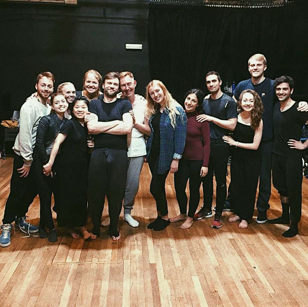 AliceJauncey's tweet photo. Last ever @Drama_Studio classes with the wonderful @DewiHughes and #KeithOBrien // can’t believe how quickly this year has gone! Now onto New Writing @newdiorama 💃🏻❣️ https://t.co/TQT6Dr2V9B