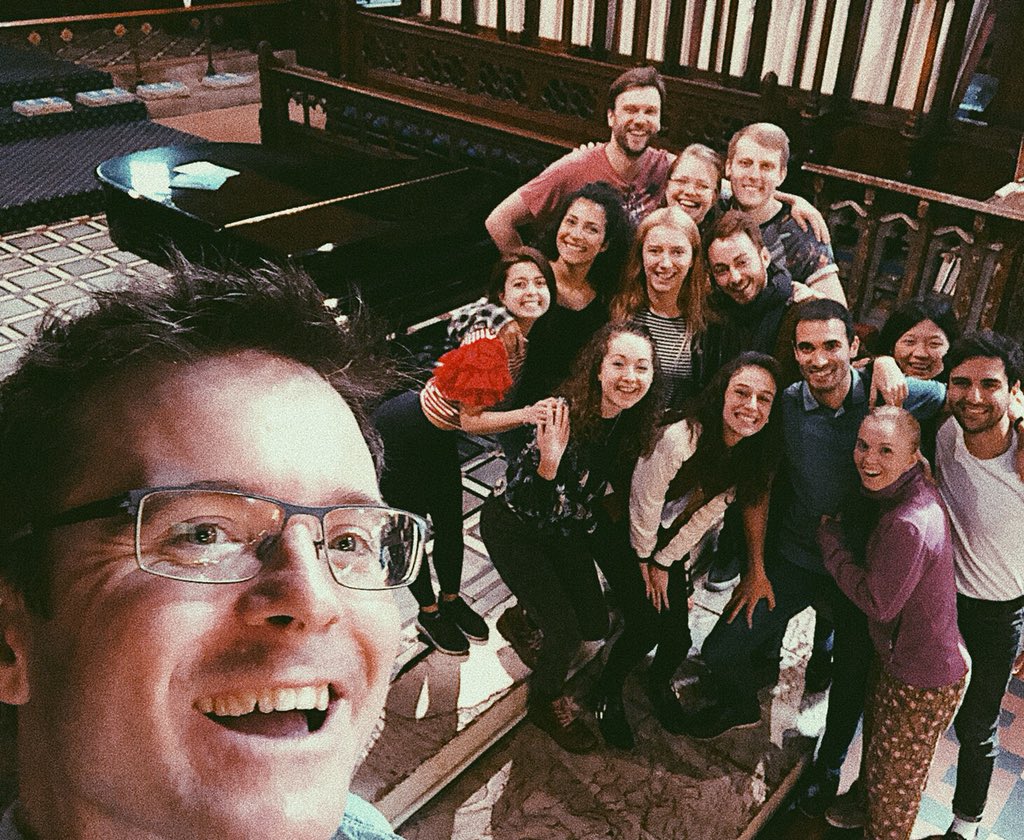 AliceJauncey's tweet photo. Last ever @Drama_Studio classes with the wonderful @DewiHughes and #KeithOBrien // can’t believe how quickly this year has gone! Now onto New Writing @newdiorama 💃🏻❣️ https://t.co/TQT6Dr2V9B