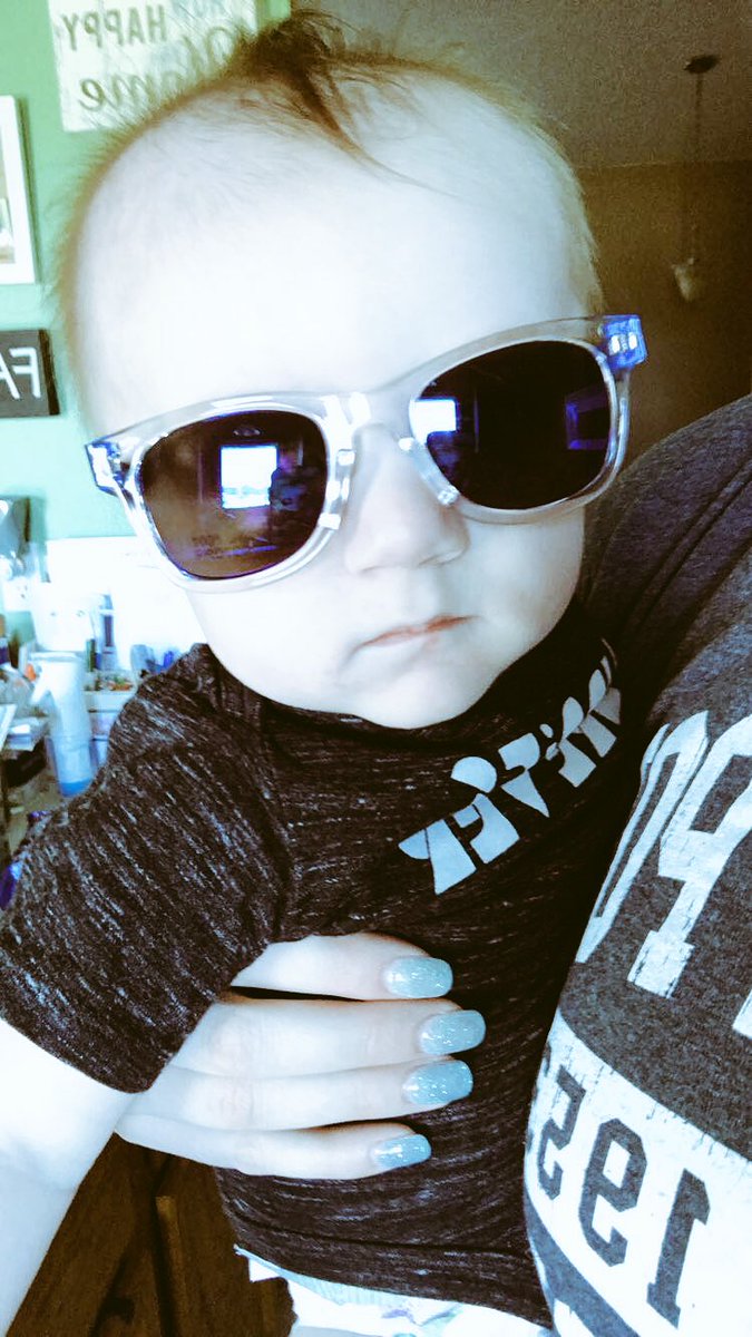 Britt_RobHalf's tweet photo. He was digging his new cat and jack shades 😂😍 he’s pretty much a walking Target ad everyday 🙊❤️ https://t.co/tb1A3TR2aW