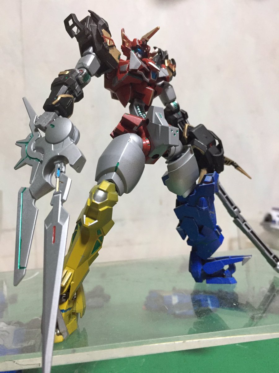 大首領カイトv30 絶斗会大首領 ニチアサフィギュア改造部 Powerrangers Megazord メガゾード パワーレンジャーのメガゾードを映画版のコンセプト画を元にアレンジして作ってみました 正直ジュウレンジャーよりも先に幼少期にパワーレンジャー